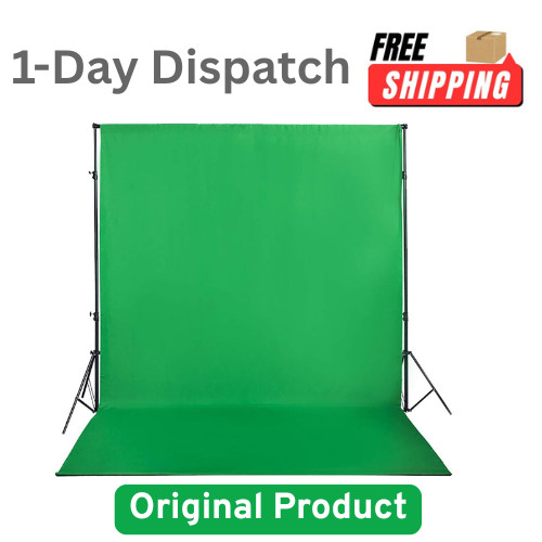 5x7ft Green Screen Backdrop Muslin Chromakey Photo/Video Studio
