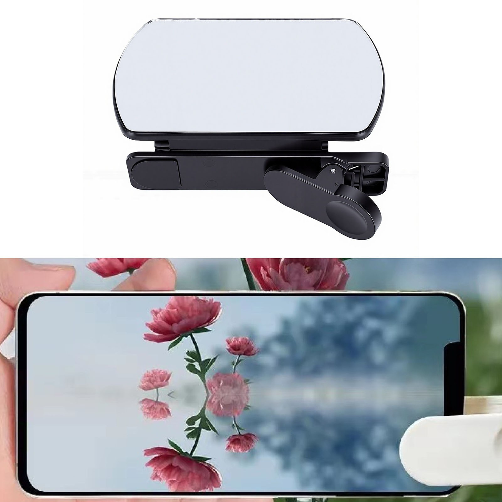 Universal Glass Phone Reflection Mirror For Creative Photography BHYO