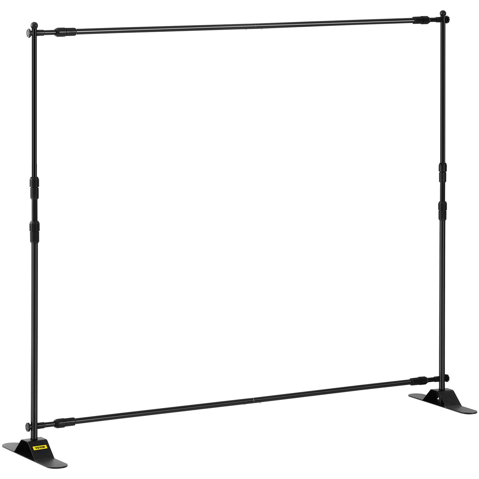 VEVOR 8′ Display Backdrop Banner Stand Adjustable Telescopic