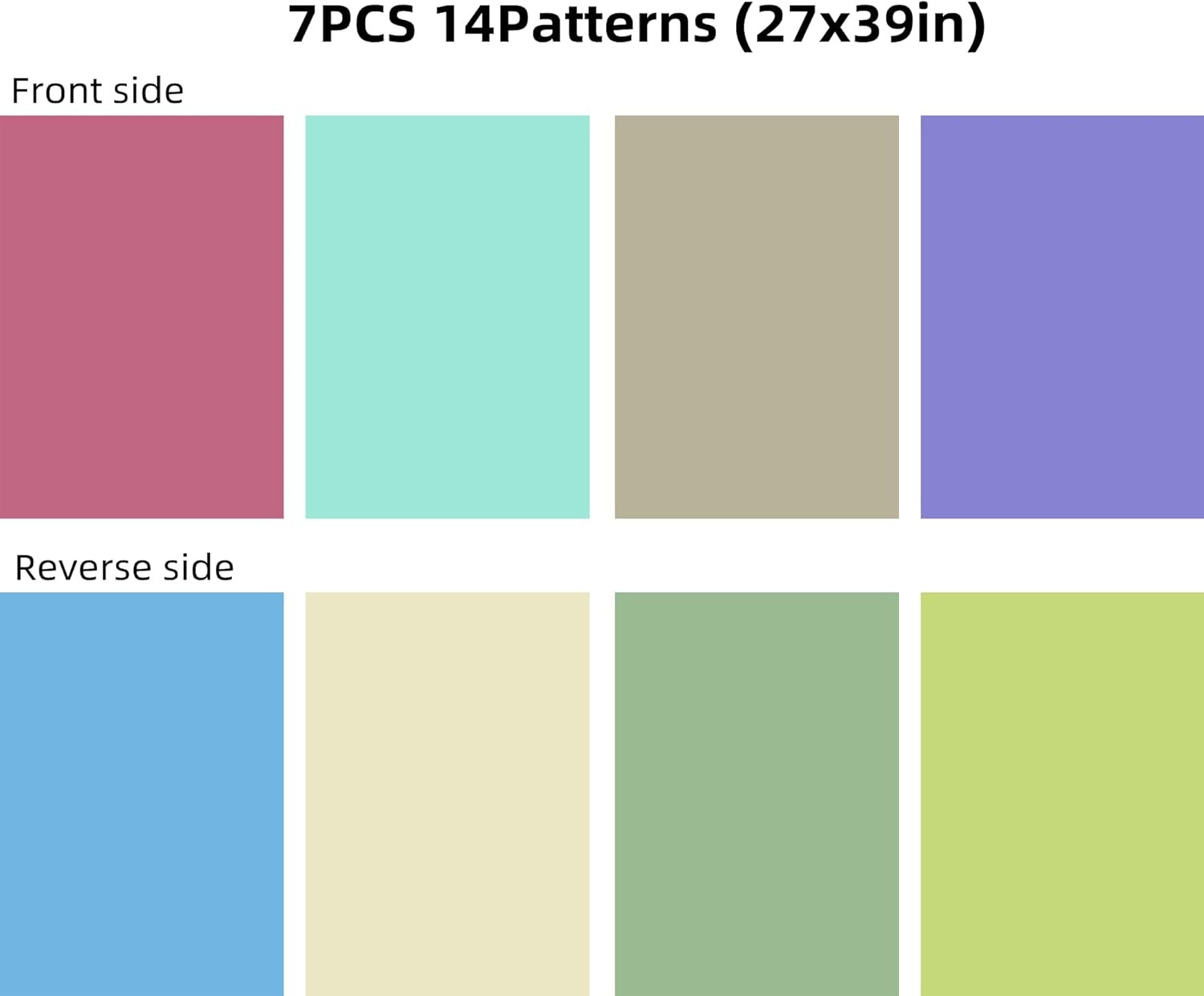 39x27in Product Photography Backdrops with Large, 14 White/Black/Yellow/Red