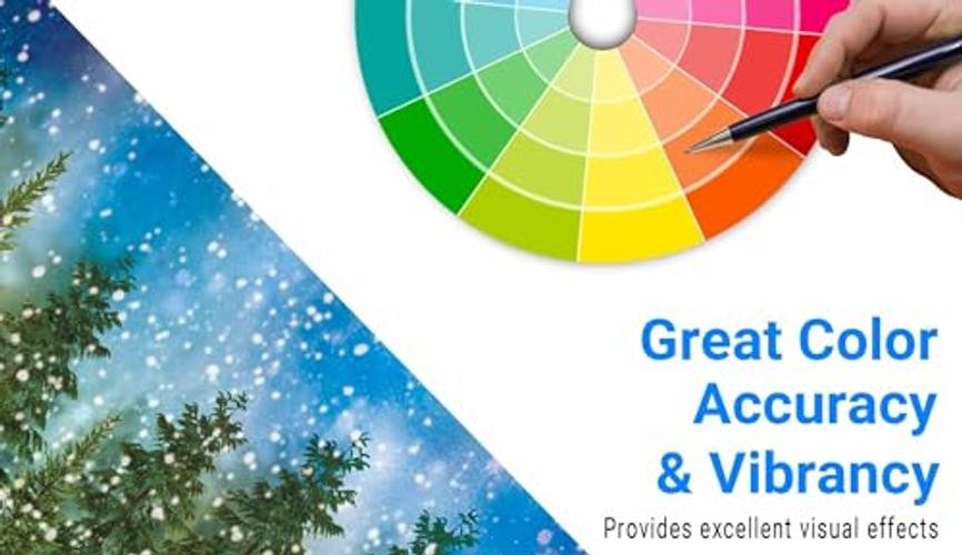 10x8FT Snowy Christmas Pine Tree Landscape Backdrop – Winter Forest Landscape