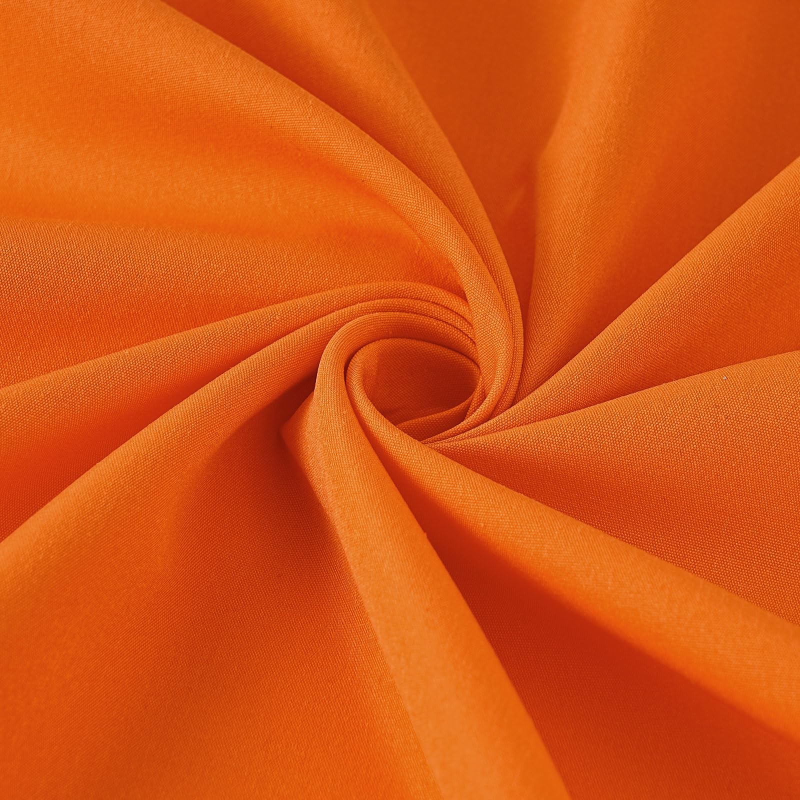 10×8 Ft Orange Backdrop Panels Polyester Curtains Fabric Wall Stage Drapes