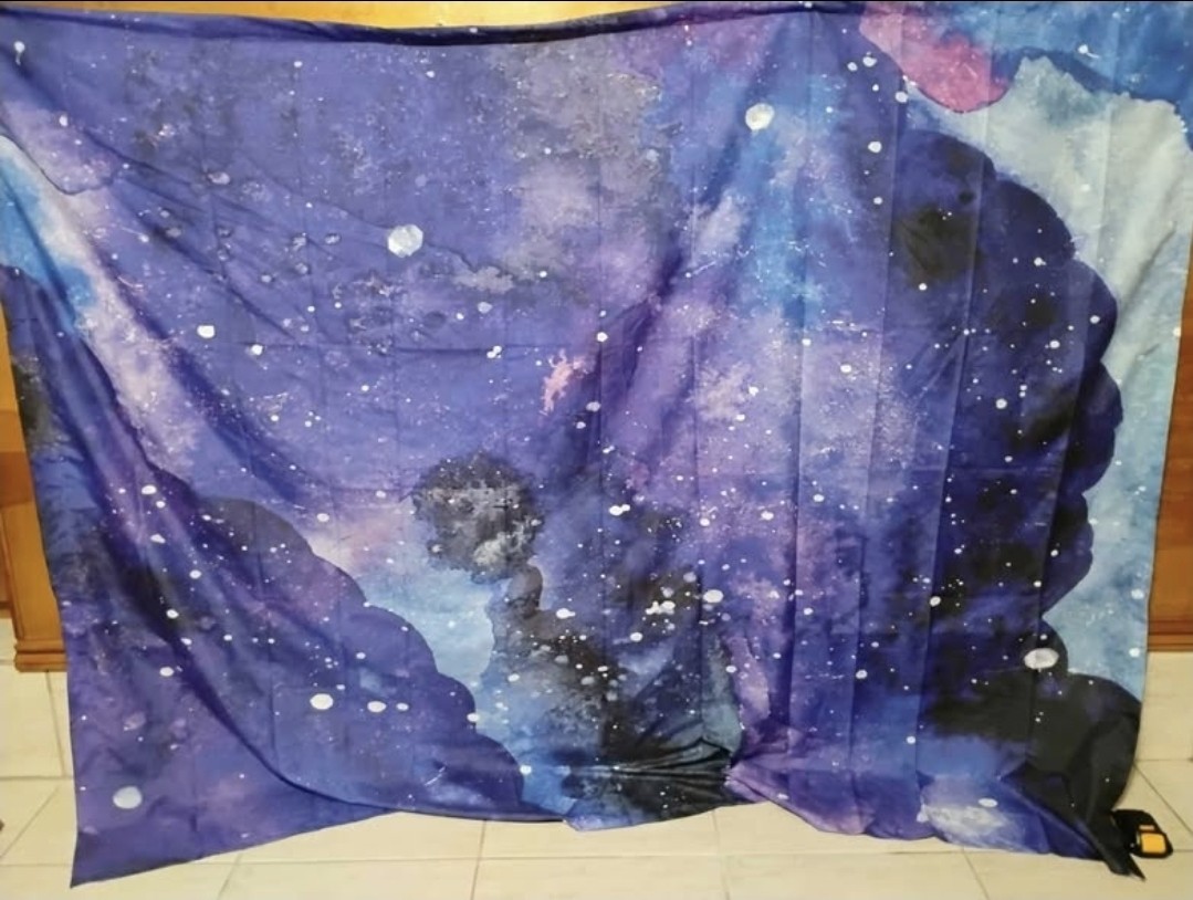 Starry Backdrop For Decoration Or Photos 5.5X7ft