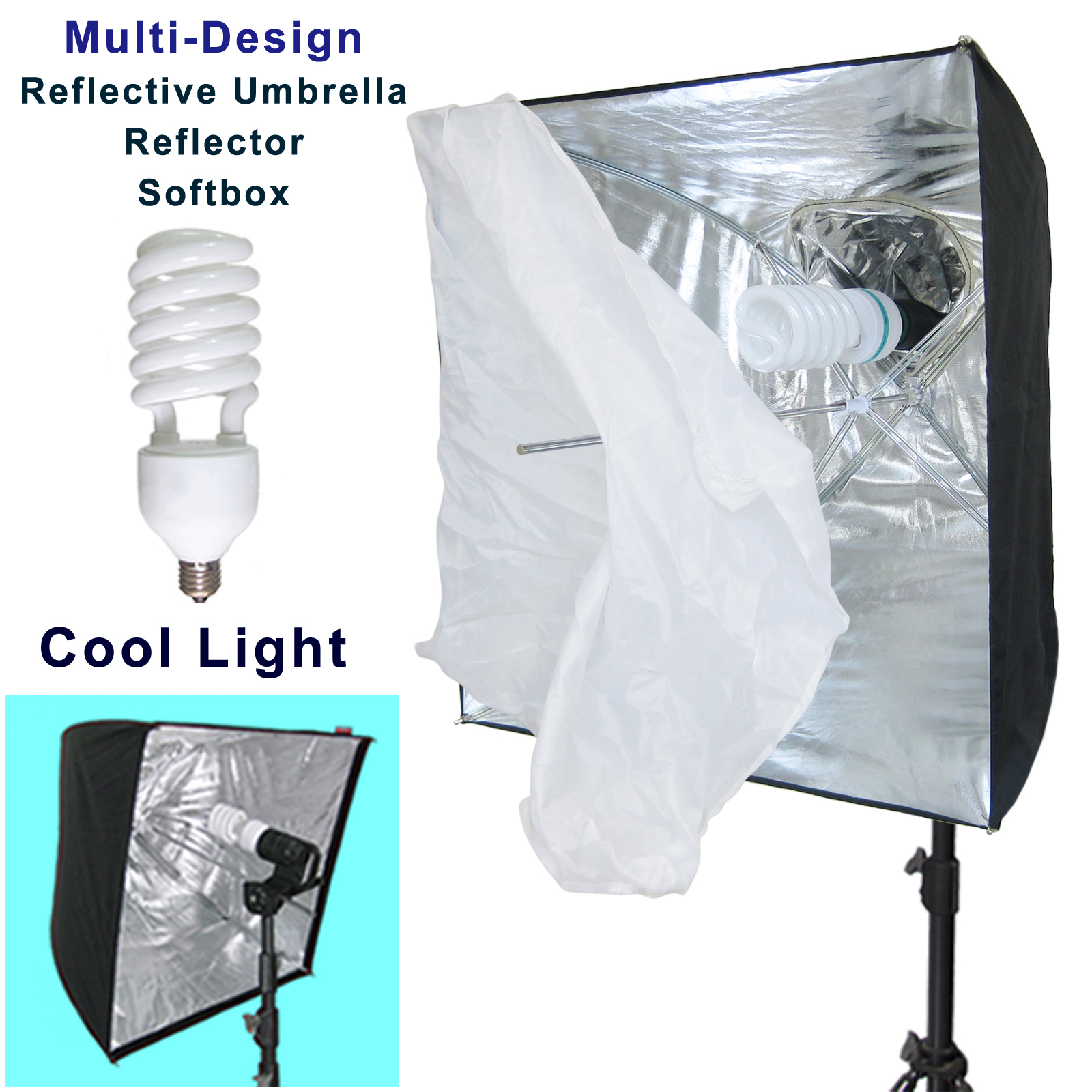 Linco Pheno Studio Lighting Softbox Umbrella Photography Backdrop Stand Kit