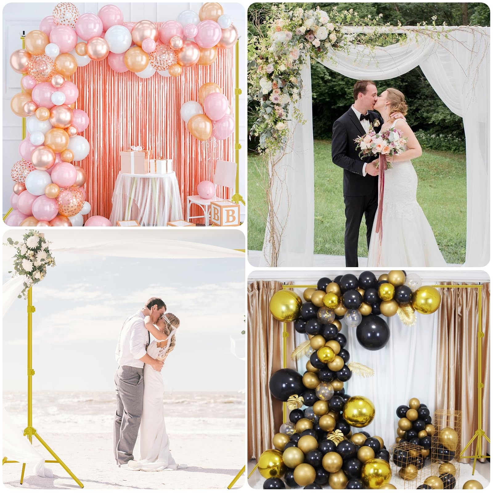 Backdrop Stand 10x7ft(WxH) Photo Studio Adjustable Background Stand Support k…