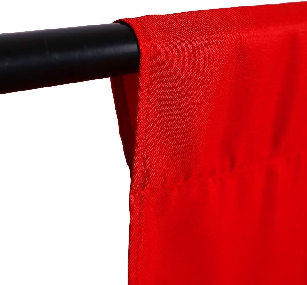 8x10ft Lightweight Red Backdrop – Perfect for Home Decor & Video Recording