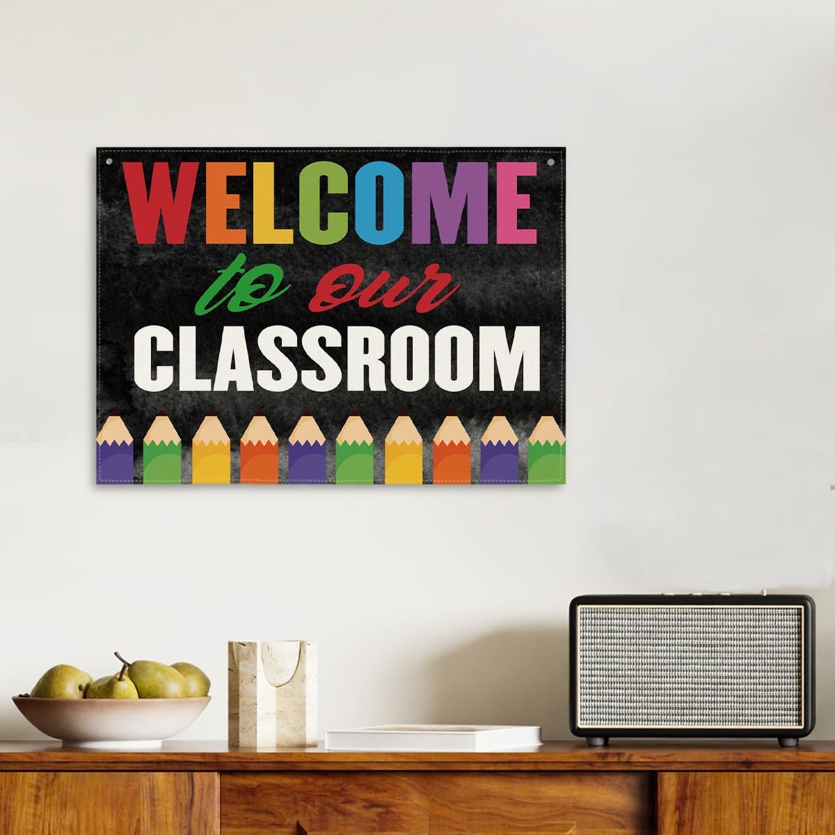 Welcome Decoration for Classroom, Welcome to Our Classroom Banner, Canvas Ban…