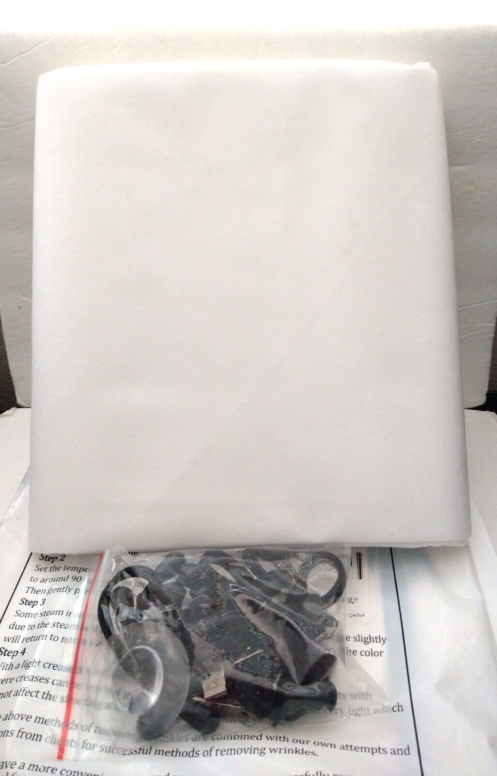 NEW Lyly County Background 5x7ft Non-Woven Fabric Solid Color White Screen