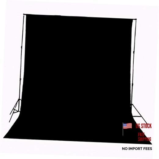 Backdrop for Photography Durable Fabric Background Photo Backdrop 5x7ft Black