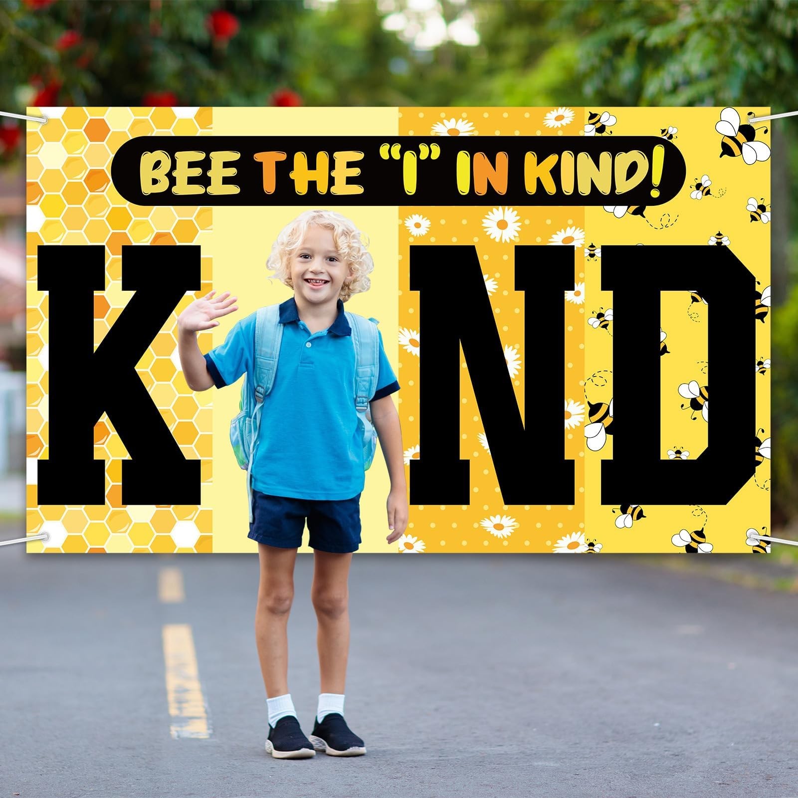 Back to School Classroom Decorations Summer Bee the Kind Classroom Backdrop I…