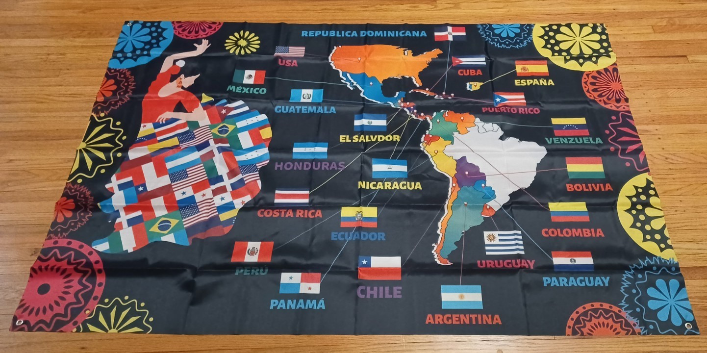 Hispanic Heritage Month Decorations Latin American Banner Spanish Classroom Deco