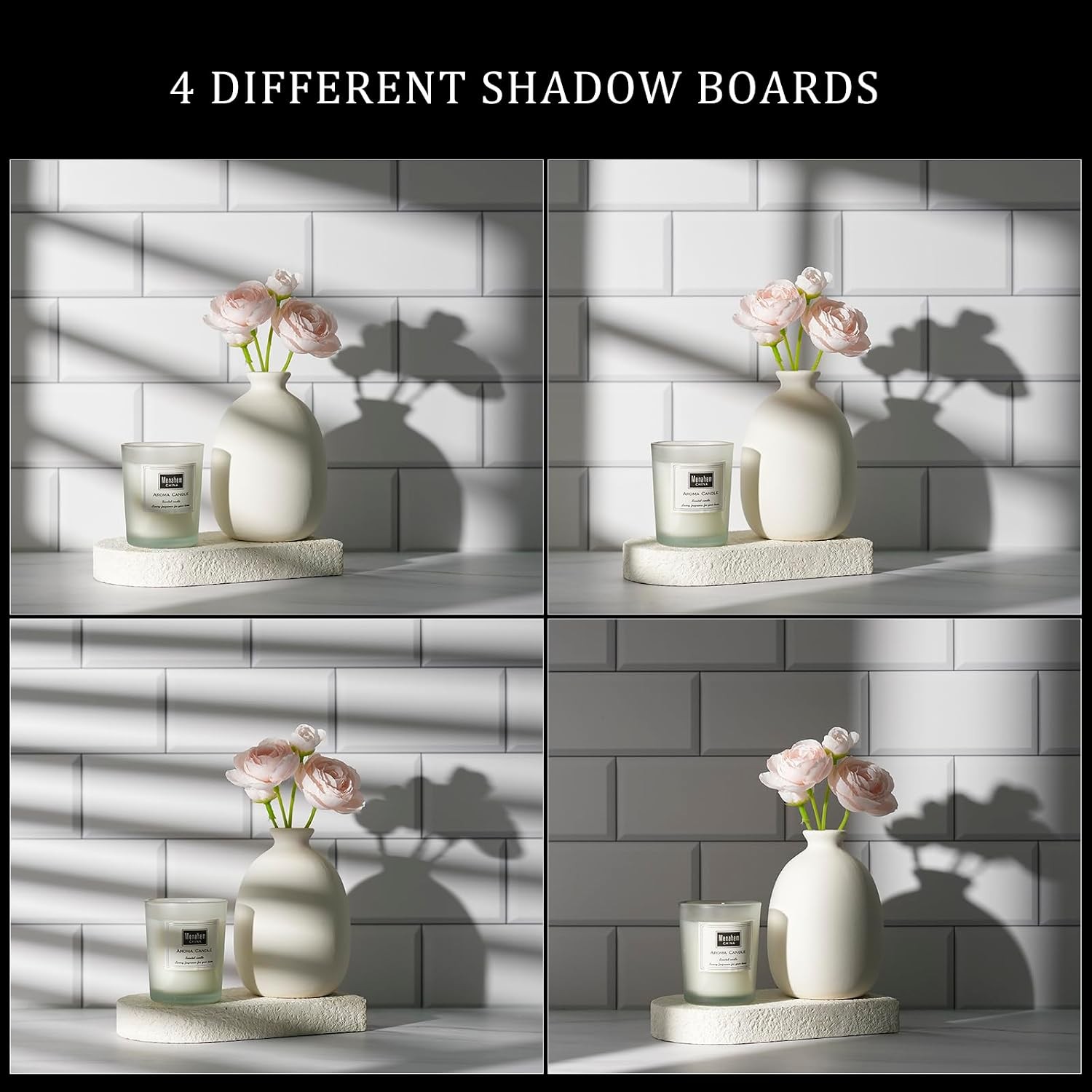 Product Photography Backdrops W/ Shadow Boards 23x35in 10 Pcs 20 Patterns Photo