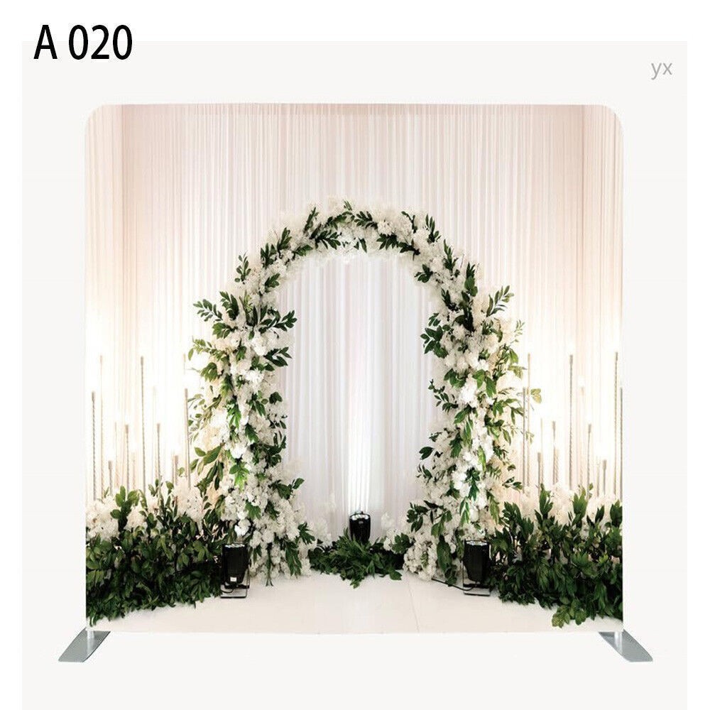 Christmas Photo Backdrop with Sturdy Stand (Custom Image Available) for Parties