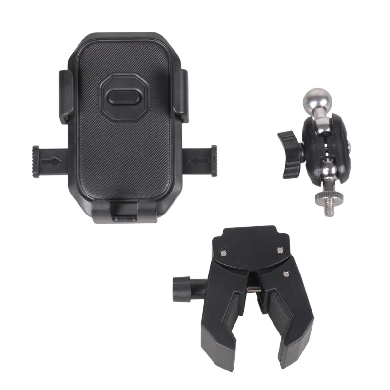 Universal Adjustable Phone Holder with Super Clamp for Bike Motorcycle Gym