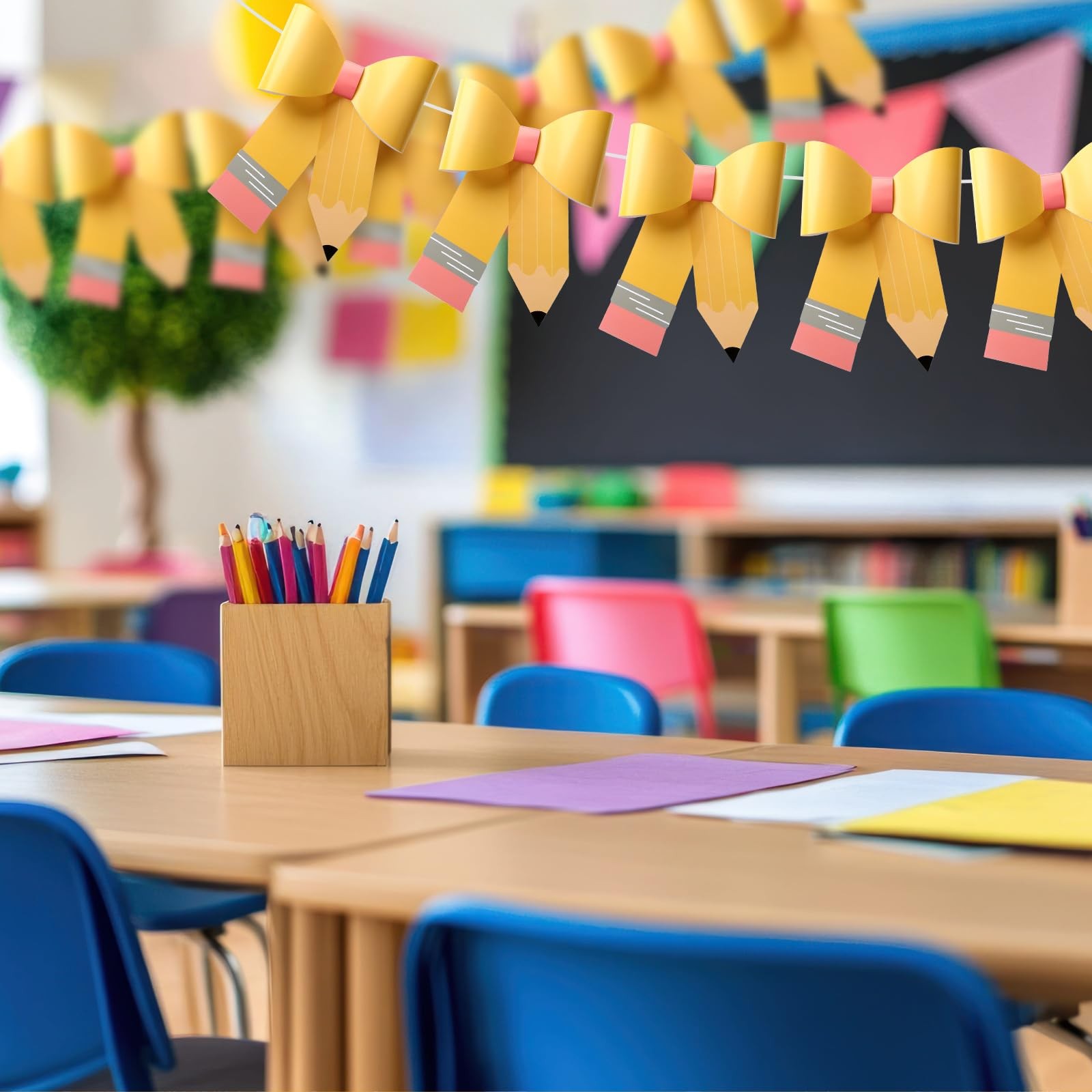 Back to Classroom Decoration Classroom Party Banner Garland Decor for Primary…