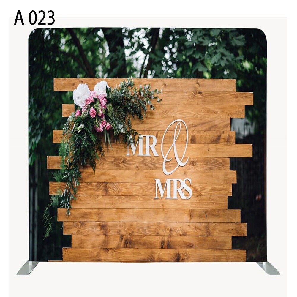 Christmas Photo Backdrop with Sturdy Stand (Custom Image Available) for Parties