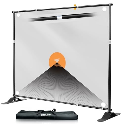 Heavy Duty Banner Backdrop Stand Kit, Adjustable Frame for Step 10×10 ft Black