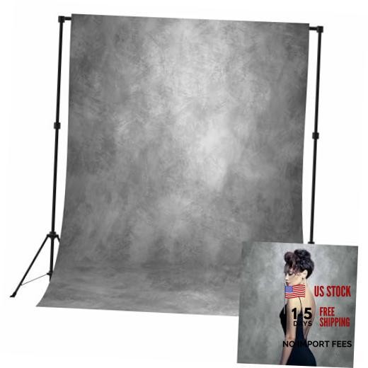 Abstract Backdrop for Photography Vintage Gray Photo Backdrop 5x7ft Grey