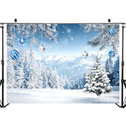 Winter Forest Backdrop – Winter Wonderland – Christmas Party Background 10x8ft