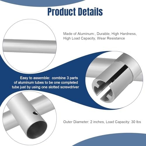 118″ / 3m Metal Tube Crossbar for Electric Motorized, Manual Studio Roller Backg