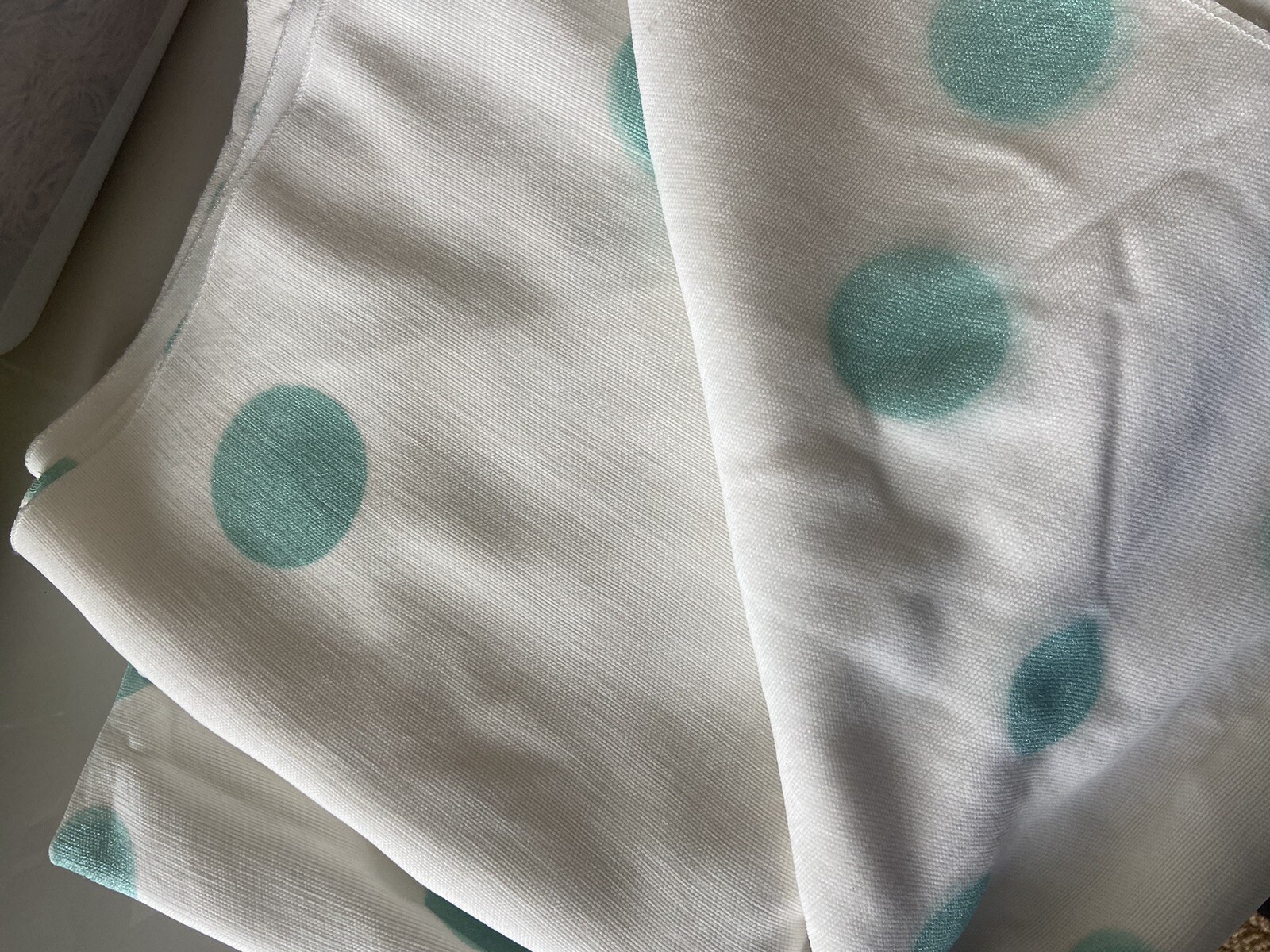 Photography Backdrop- drop it modern confetti mint/white 4×6 feet