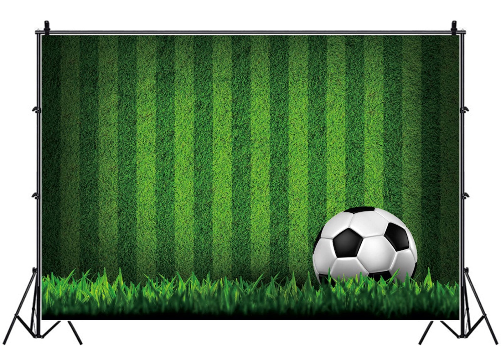 Yeele 10x8ft Grass Field Backdrop Soccer Pitch Stadium Green Grass Photograph…
