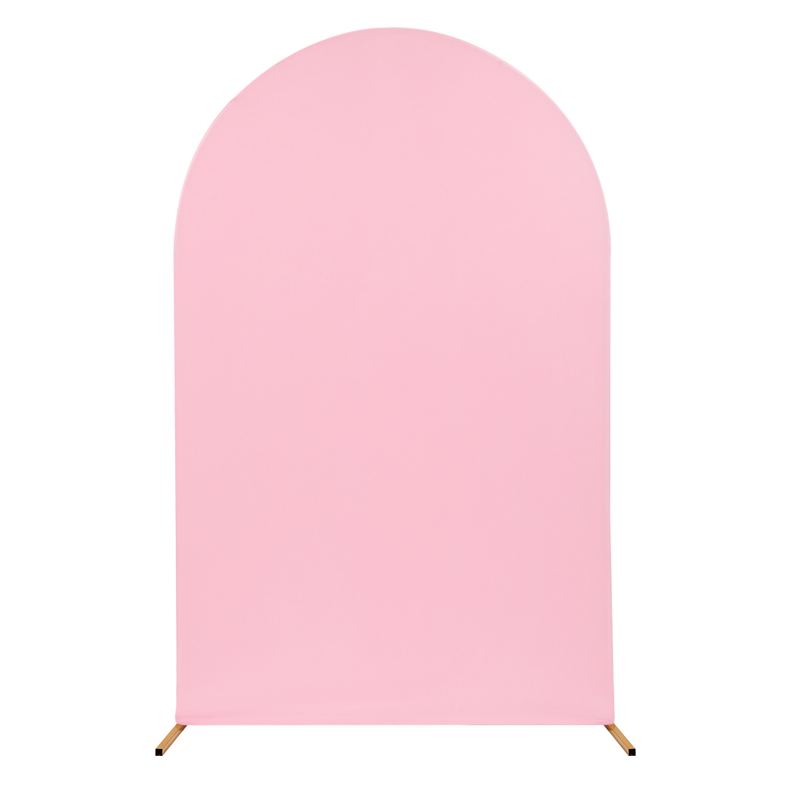 Pink Wedding Arch Cover & Golden Wedding Arch Backdrop Stand Set Party Ceremony