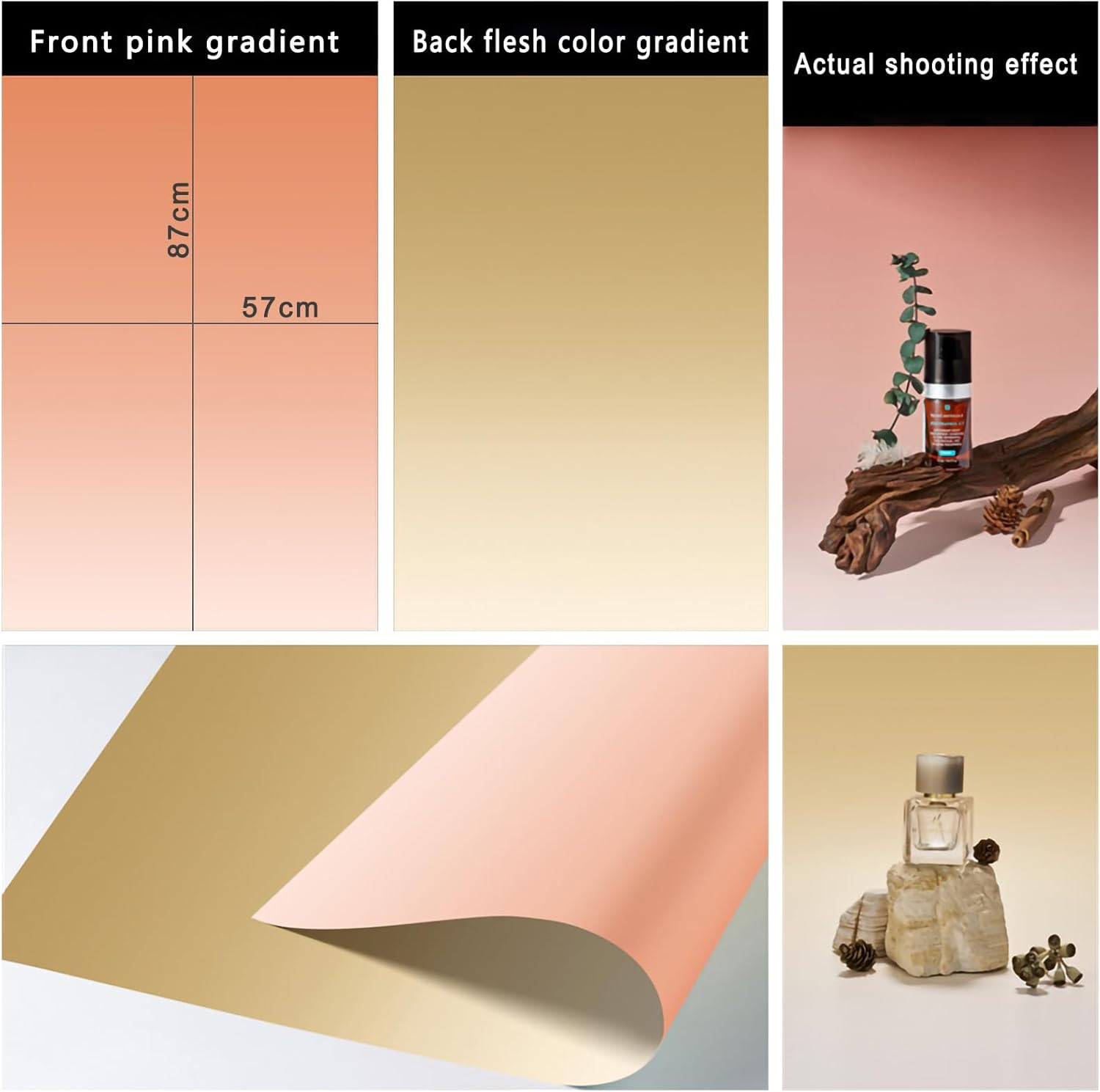 7PCS 14Patterns Product Photography Backdrops with Stand: Flat Lay Seamless
