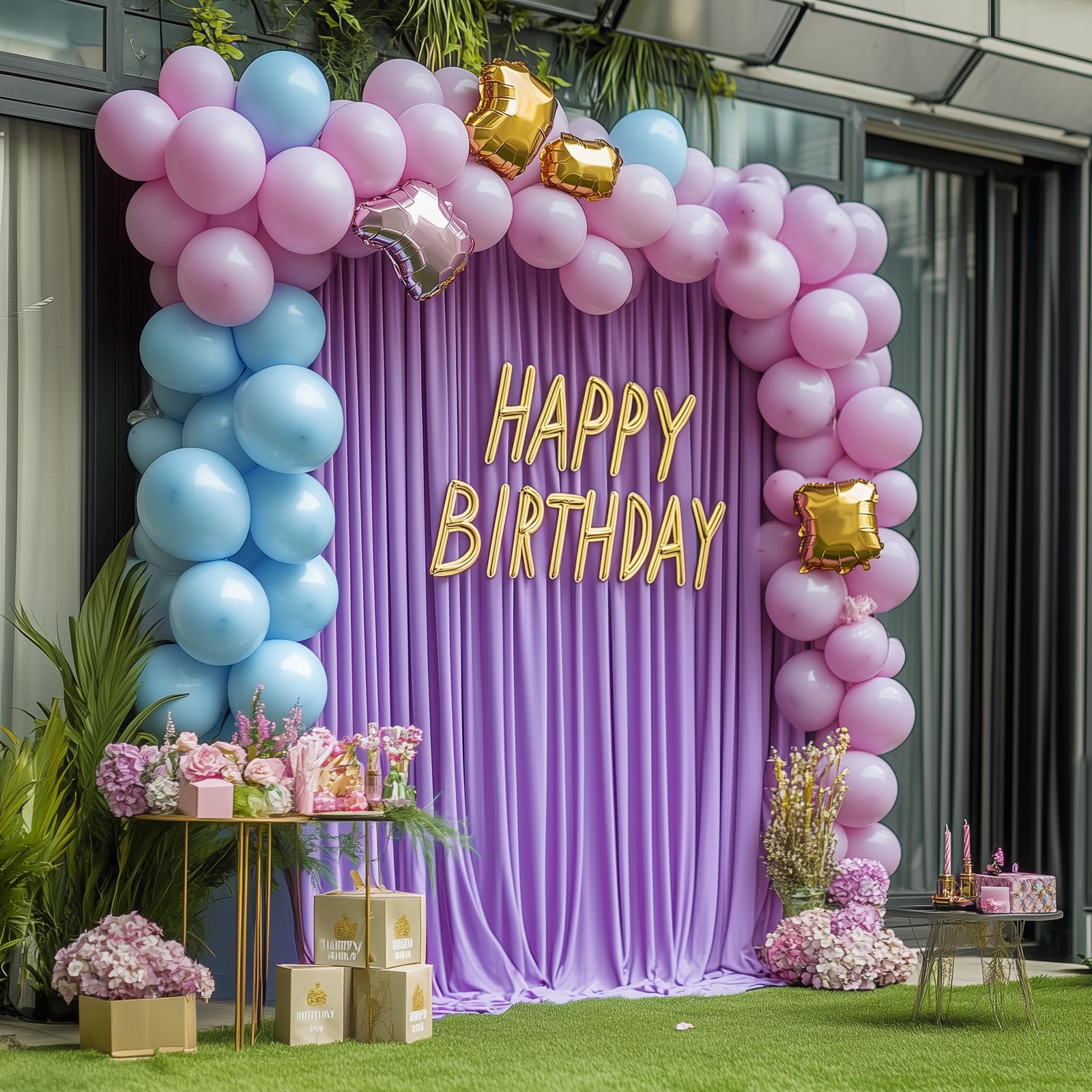 Lavender Purple Backdrop Curtain for Parties 10x8FT Photo Backdrop Drapes for…