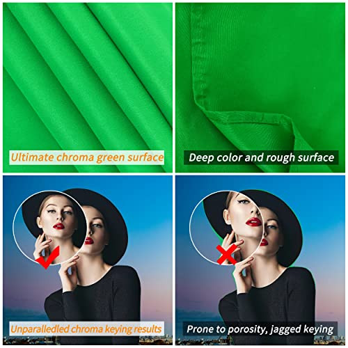 Green Screen Backdrop Background – 7x10FT Photography Backdrop Photo