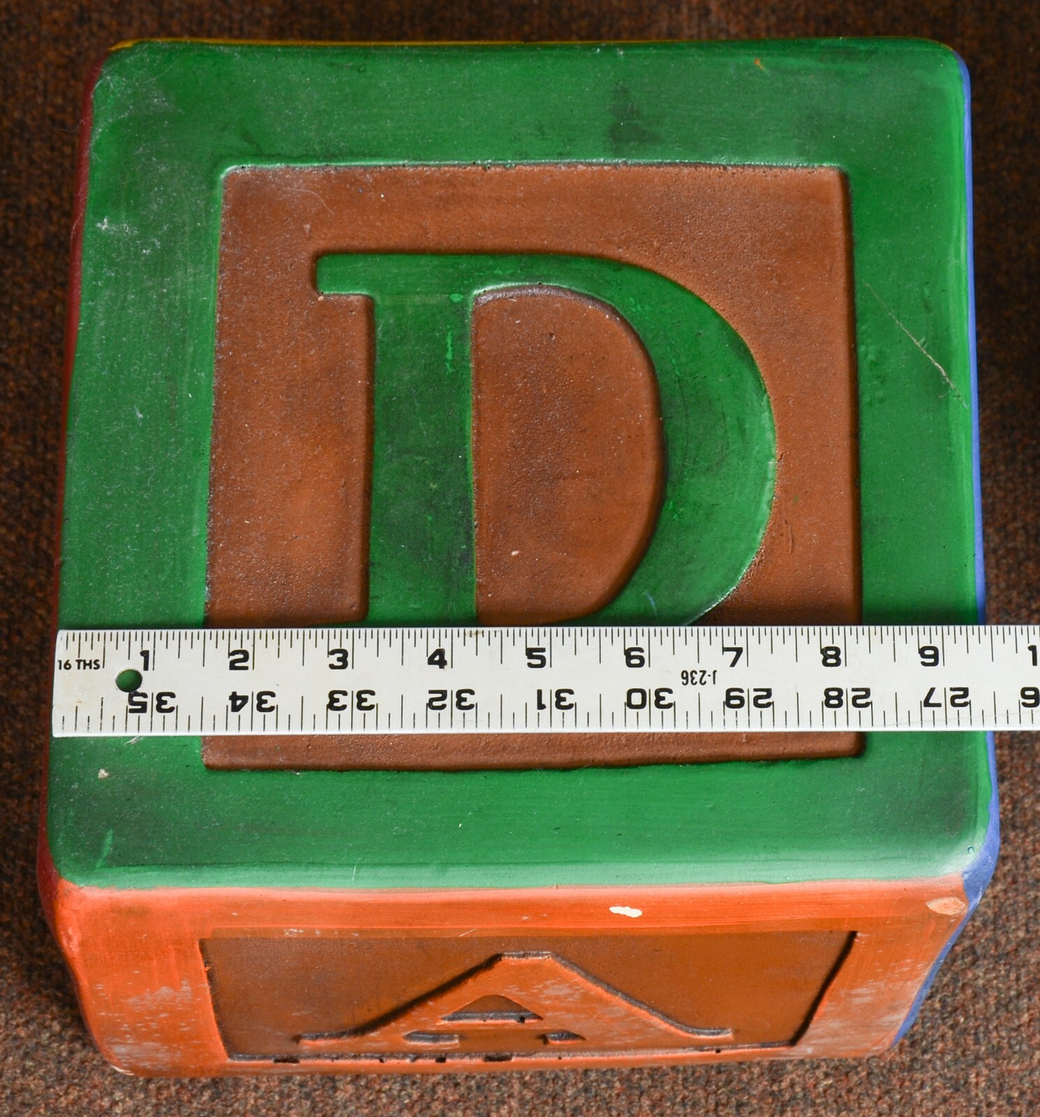 DENNY MANUFACTURING letters Block Prop ~3 Block Set