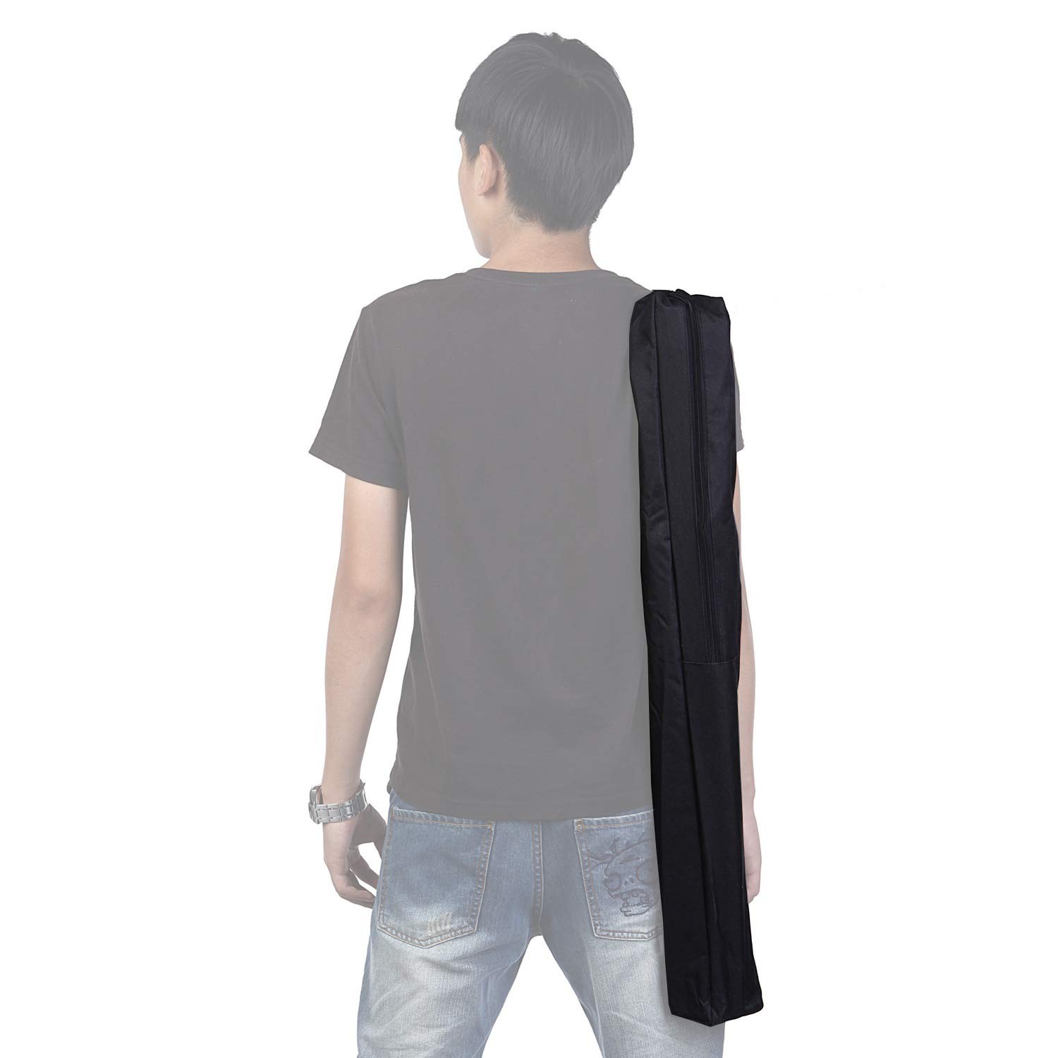 5×6.5ft Adjustable T-Shaped Backdrop Stand Carry Bag 4 Heavy Duty Clamps Kit