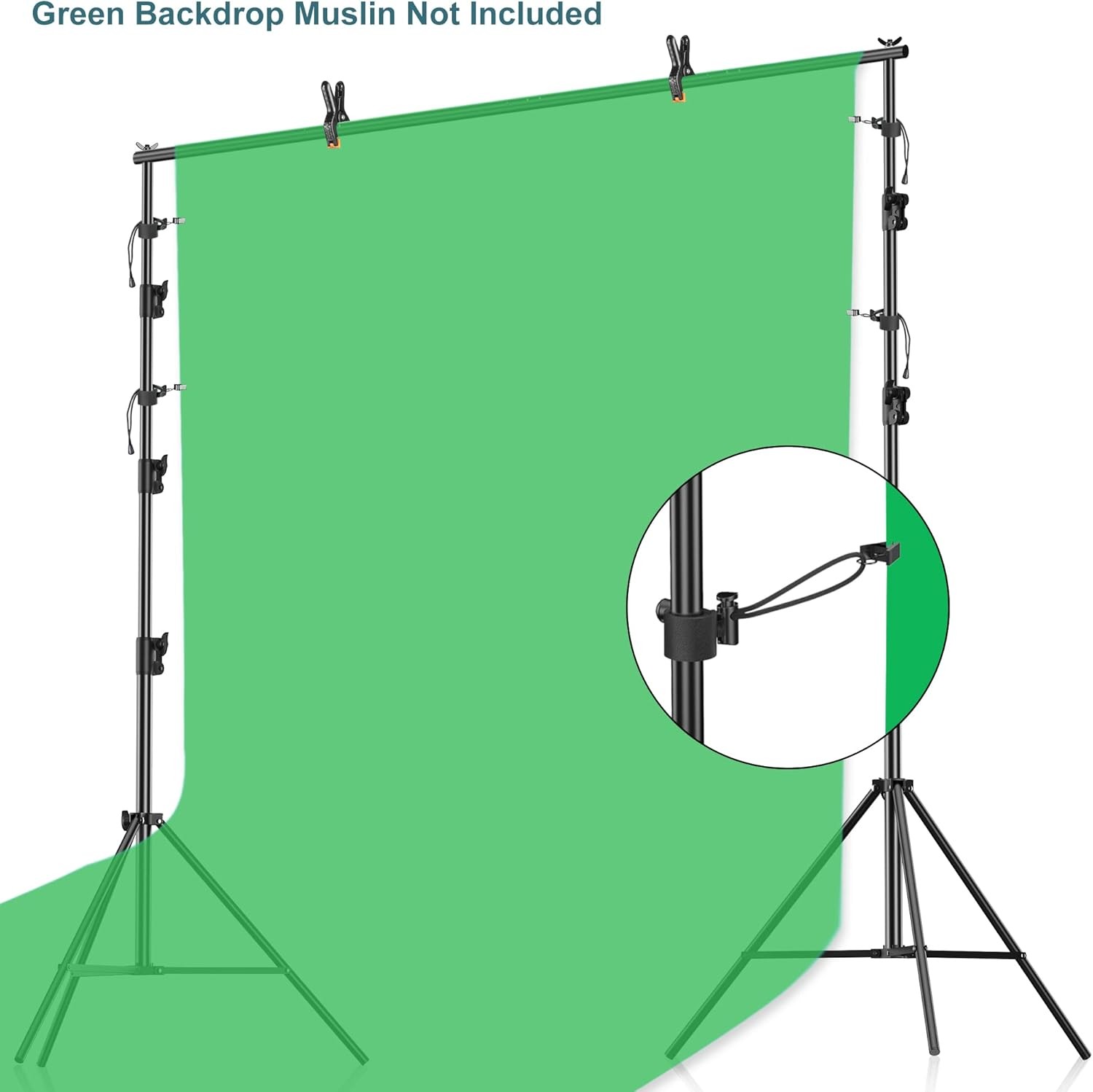 Photo Video Studio 10 x 10Ft Heavy Duty Adjustable Backdrop Stand