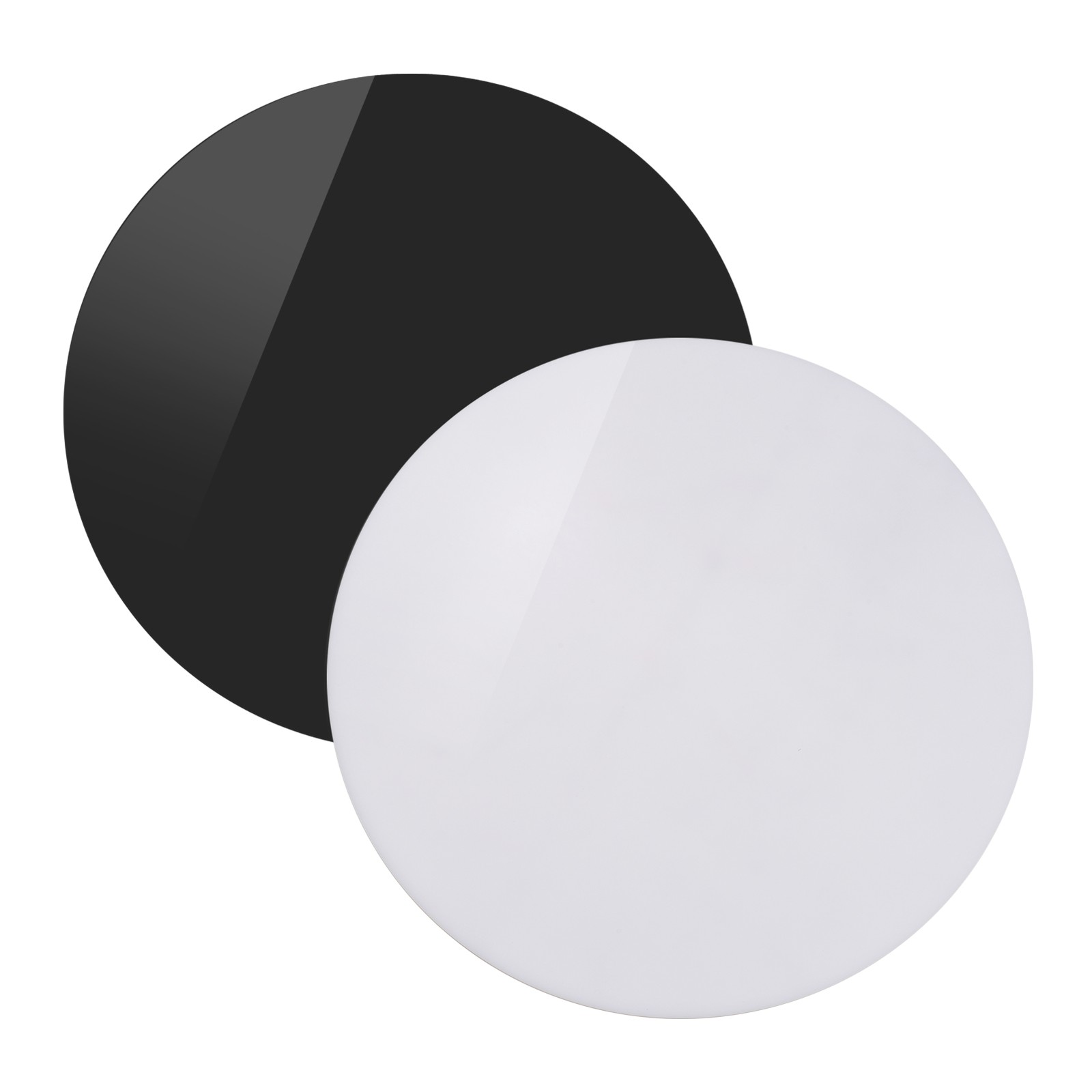 2PCS 30X30cm Round Acrylic Sheet Reflection Board Photography Background Boards