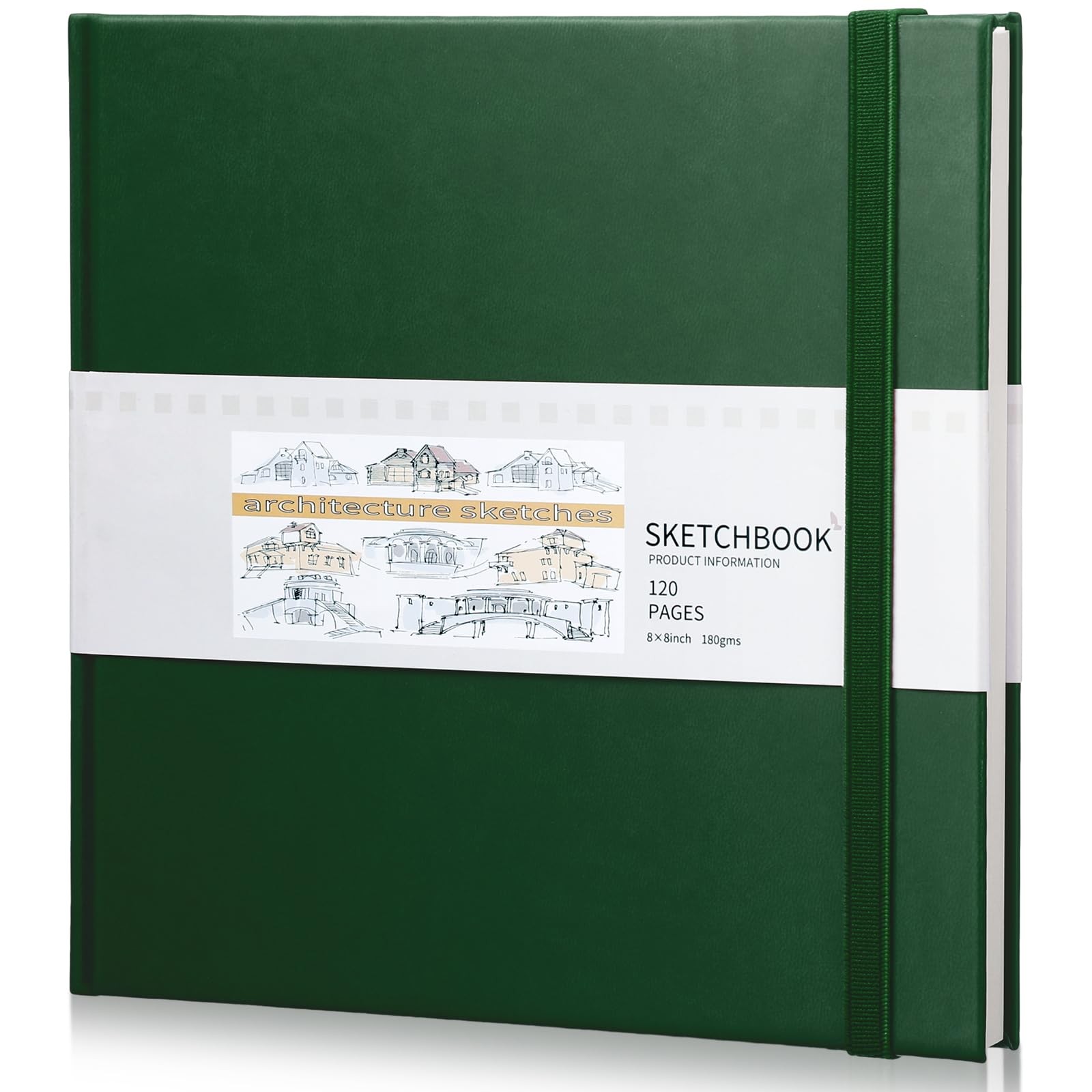Moinchore Back to School Gifts Square Sketchbook 8 x 8 Inch Hardcover Art Sketch