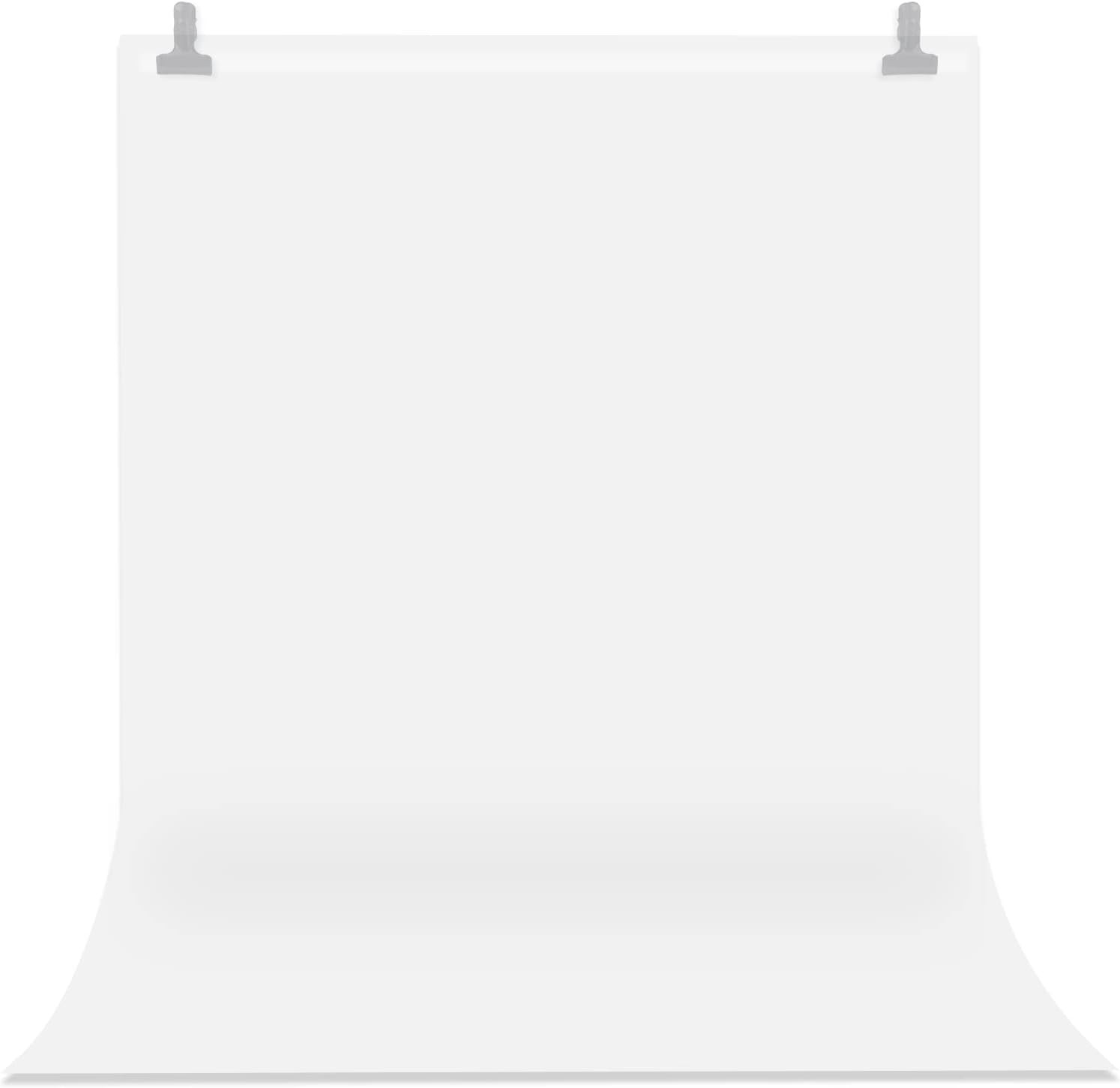 PVC White Backdrop 3.3×6.5ft Matte Vinyl Seamless Photo Video Studio Background
