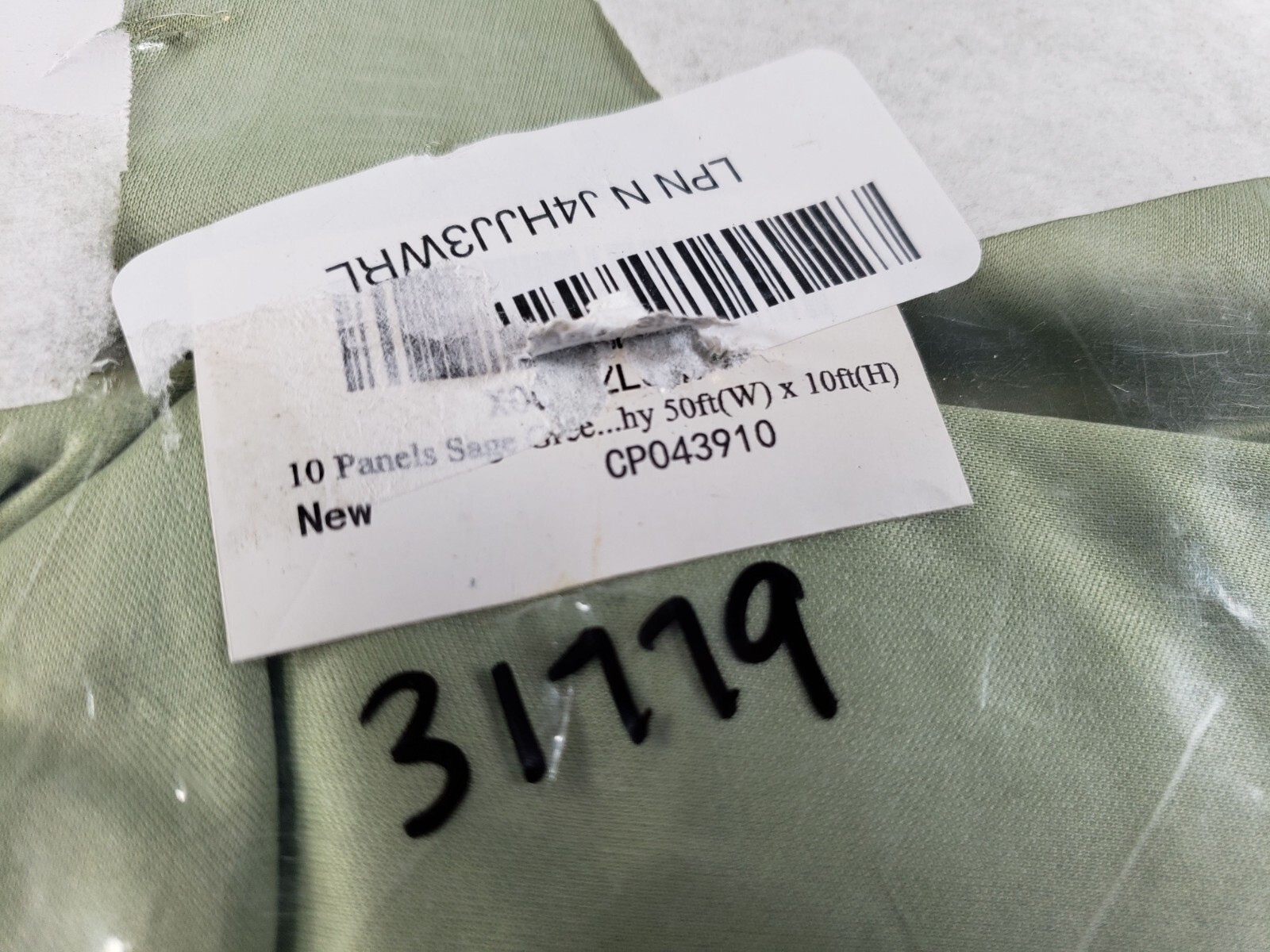 10 Panels Sage Green Backdrop Curtain for Parties 50FTx10FT (W5’xH10′ 10 Panels)