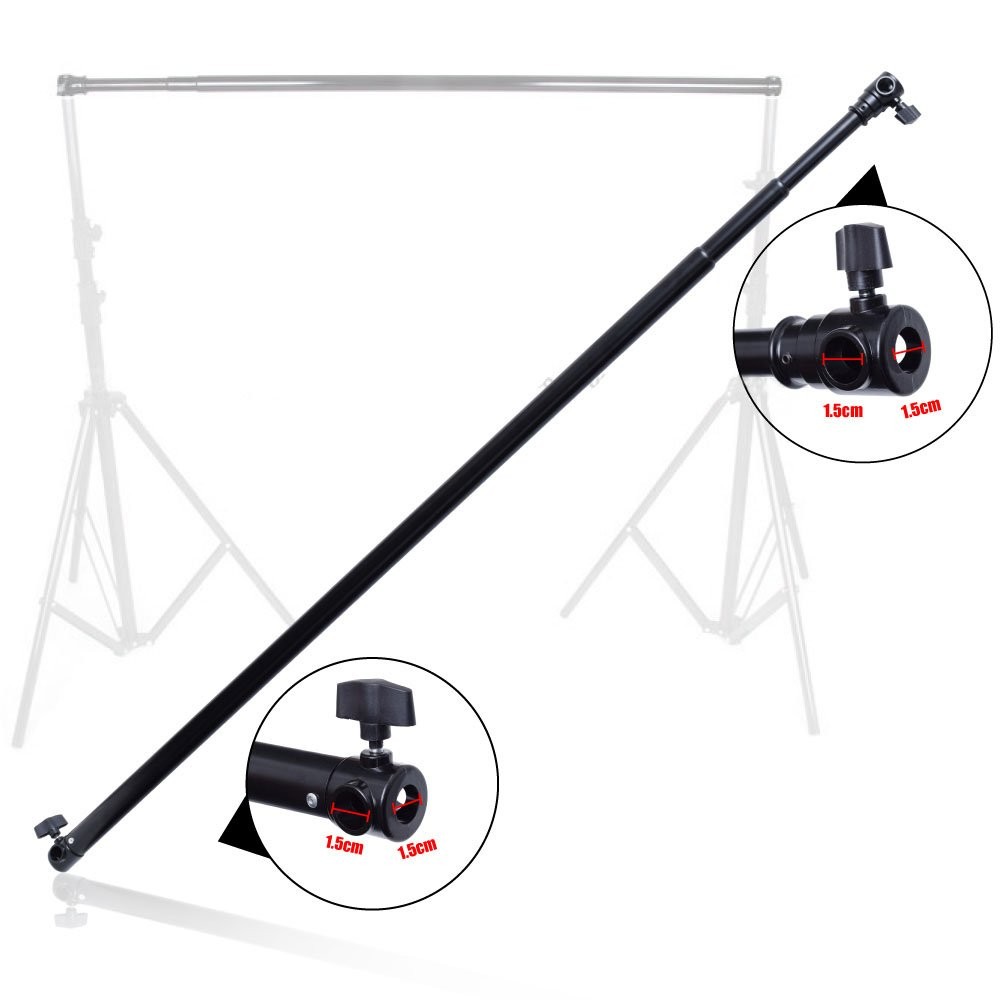 10 Feet/3M Aluminum Alloy 3 Section Telescopic Background Support Cross Arm C…