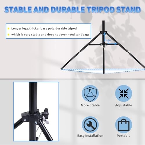 Backdrop Stand, 8.5x10ft(2.6x3m) Photo Studio 8.5x10ft Backdrop Stand