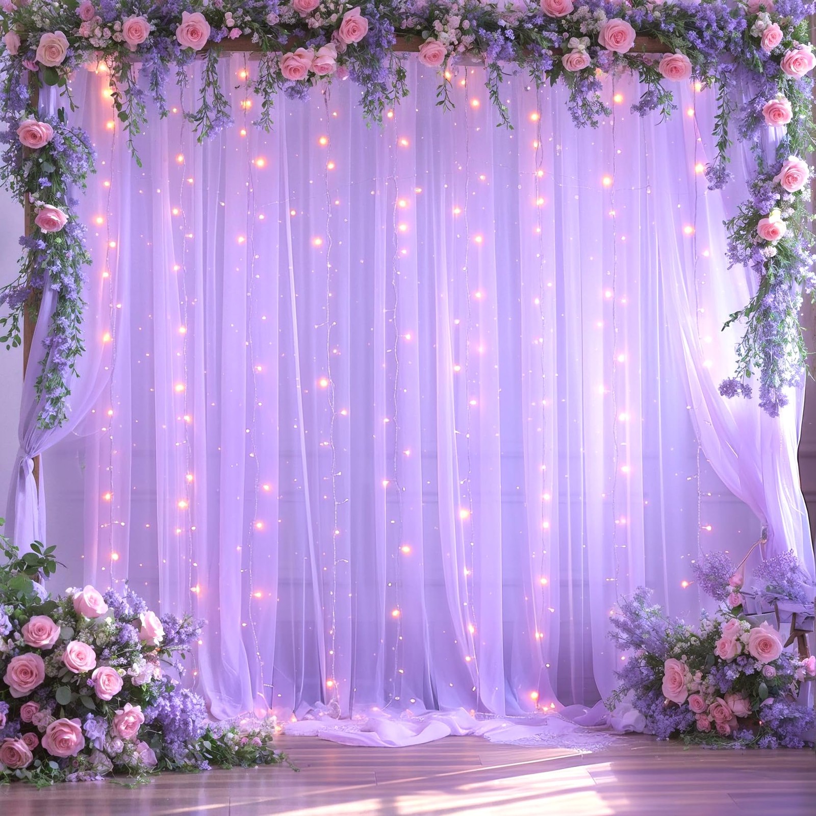 10ft x Lavender x ( 5ft(W) x 10ft(H), 2 panels ),