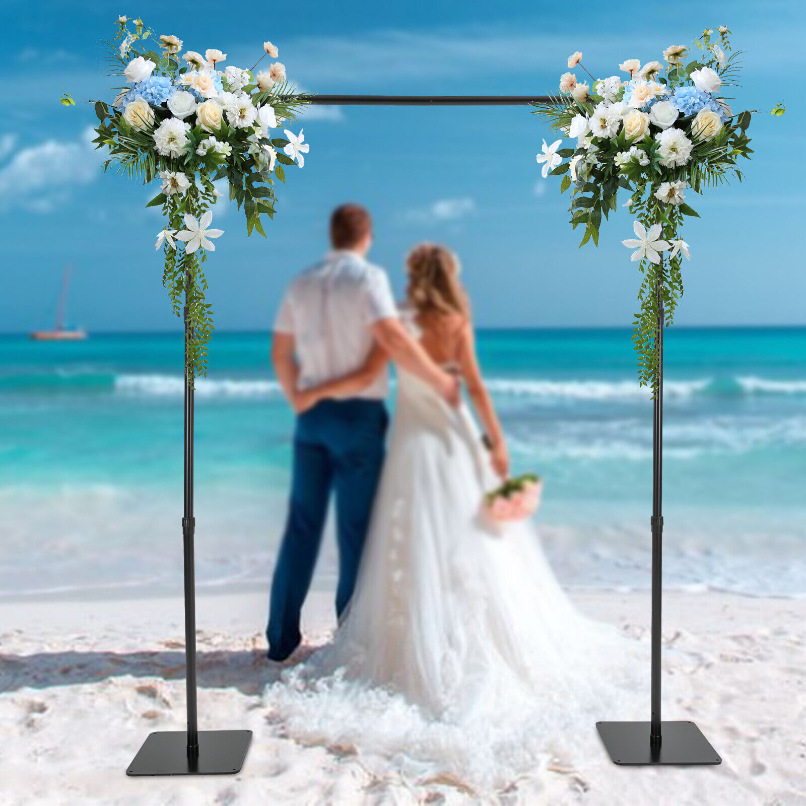Heavy Duty Adjustable Backdrop Stand 10×8 ft for Photography & Events