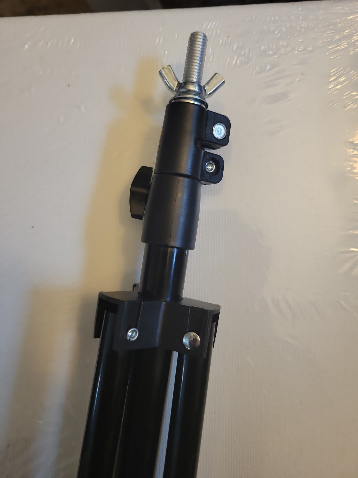 3.5 Tall Photography Tripod Light Or Backdrop Stand With Wing Nut Attachment