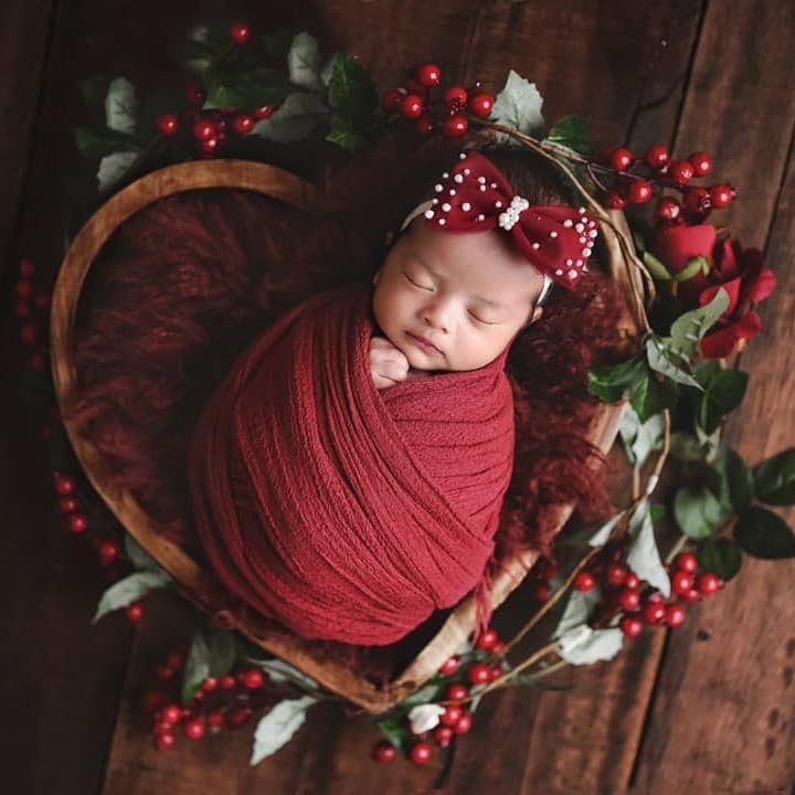 Newborn Photography Props – 6pcs Baby Photoshoot Props, Adjustable Photograph…