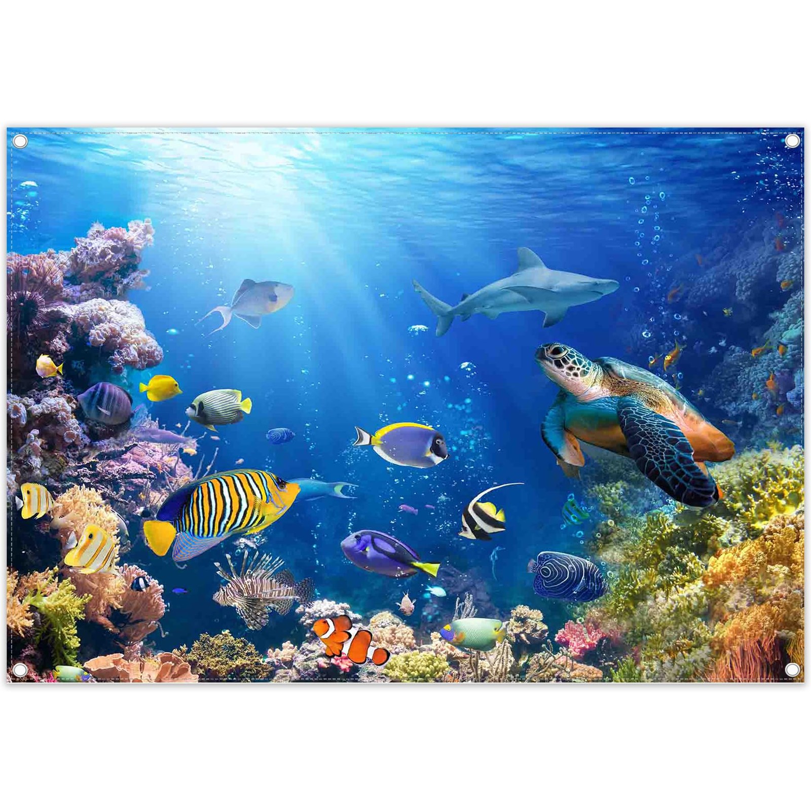 Under The Sea Photography Backdrop Ocean Underwater World 7 x 5 Ft