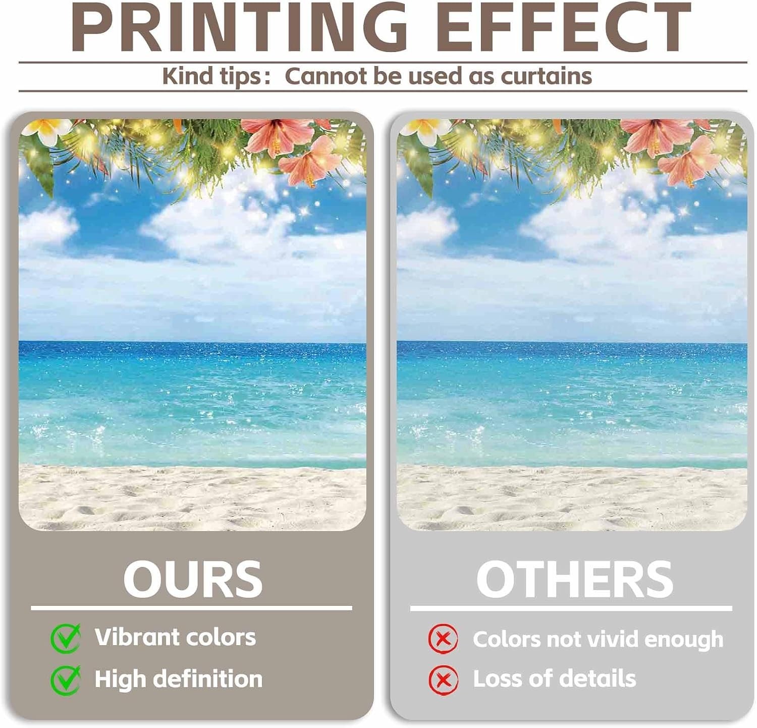 7ft x 5ft Aloha Party Backdrop – Ideal for Graduation & Wedding Celebrations