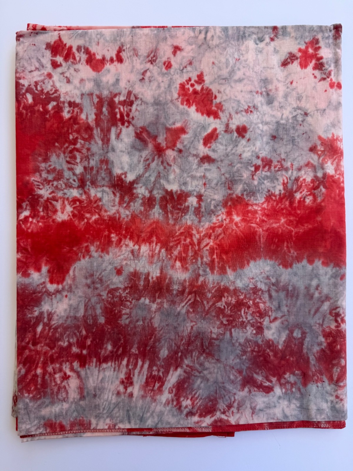 6×9 ft Red & Gray Abstract Backdrop Dyed Background Photography Backdrop Cotton