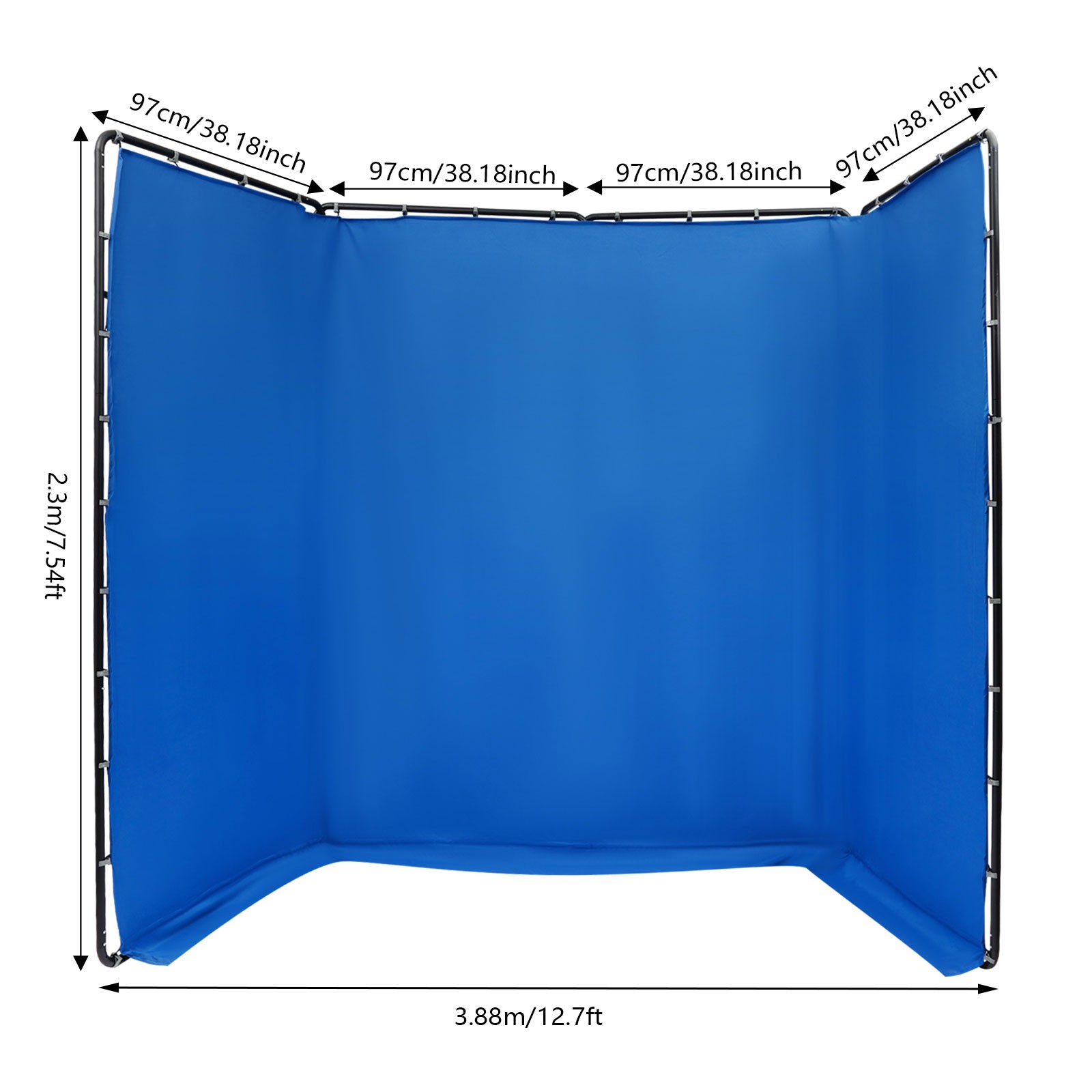 Portable Photography Backdrop Stand Foldable Photo Background w/ Carrying Bag