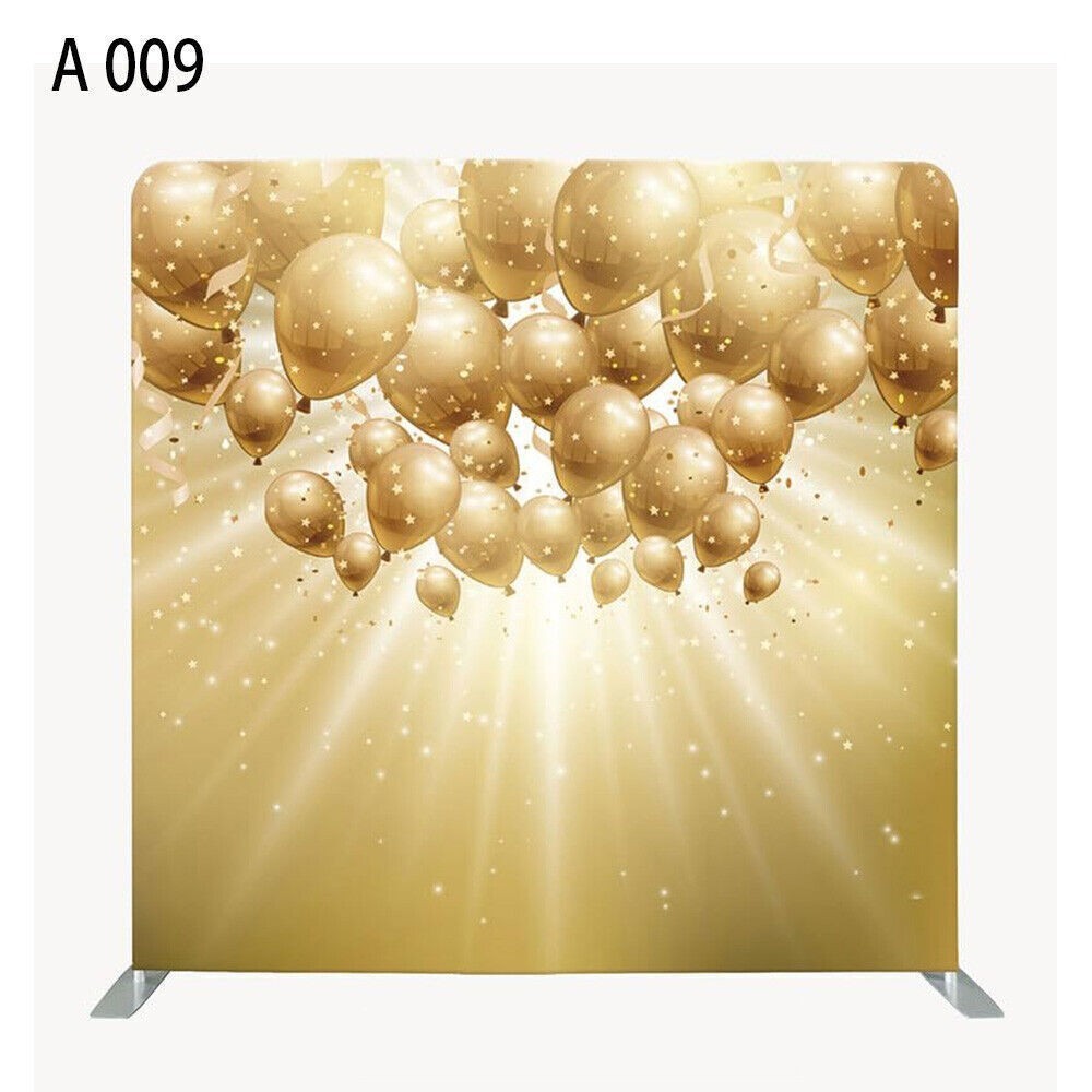 Christmas Photo Backdrop with Sturdy Stand (Custom Image Available) for Parties