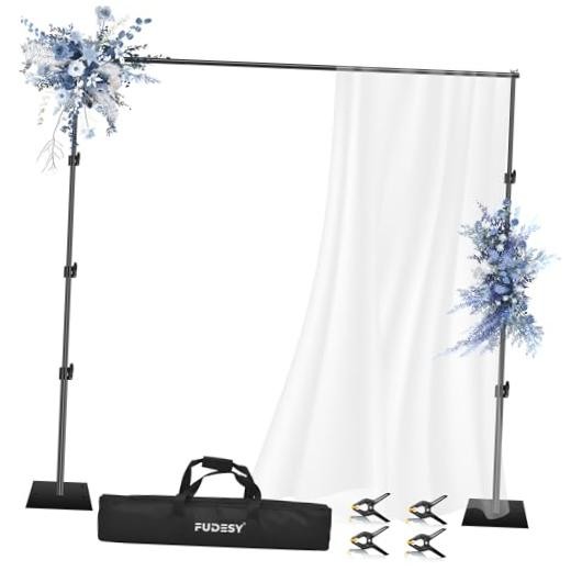 Heavy Duty Backdrop Stand Adjustable Photo Background Stand Support 10x10ft