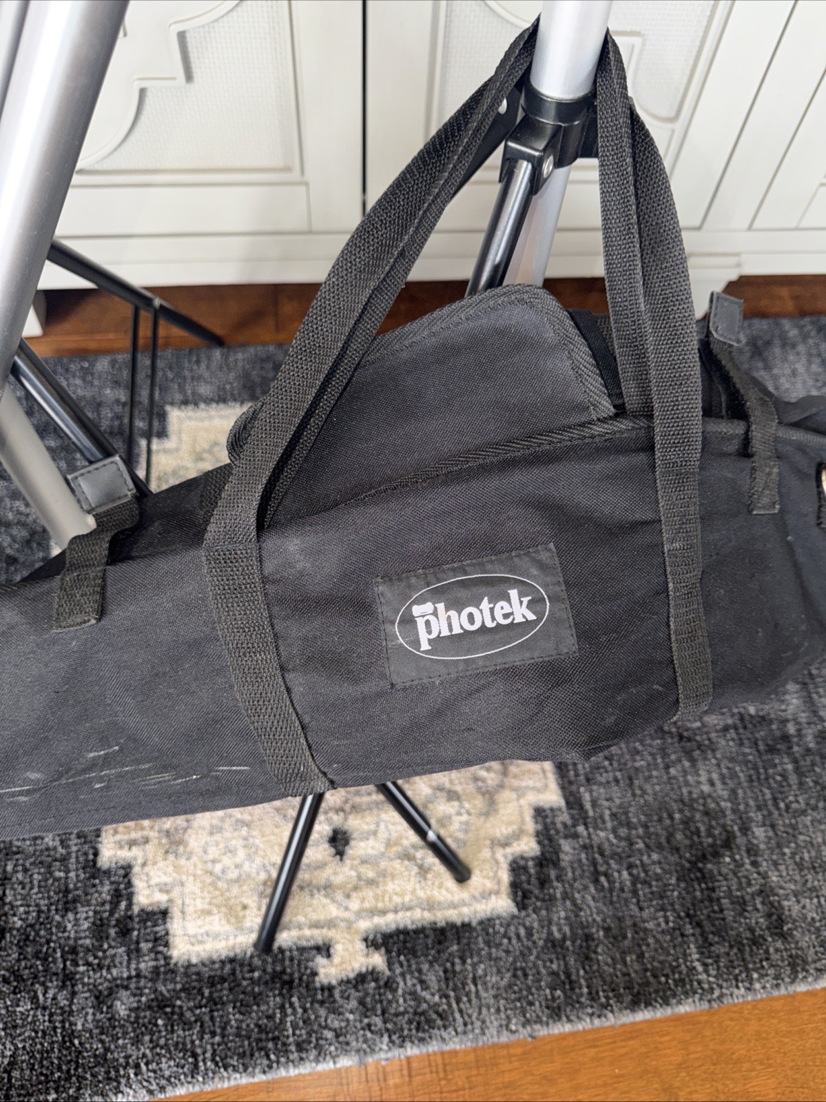 Photek Backdrop Stand and Case — Maximum 12′ high, 12′ wide